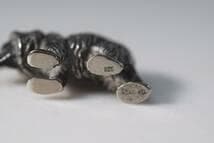 Vintage 銀製　動物のフィギュリン　ADAC　スターリングシルバー