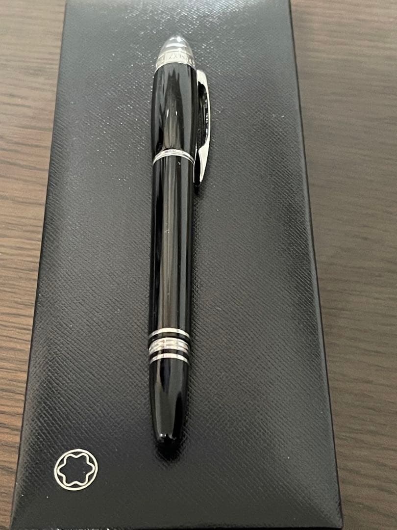 美品　モンブランボールペン　スターウォーカーレジン　ローラーボールキャップ式