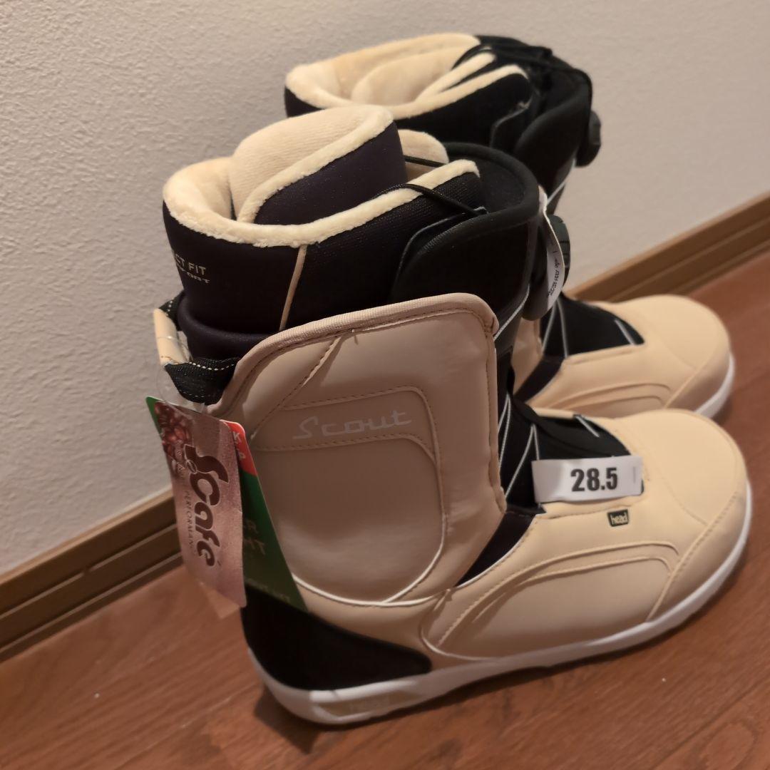 スノーボードブーツ 28.5cm ベージュ/ブラック