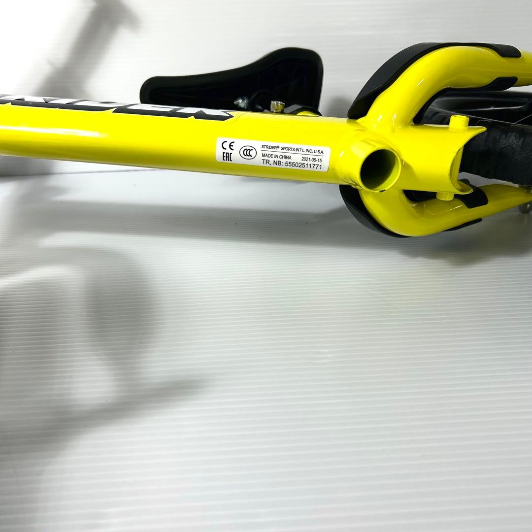 未使用級☆希少カラー ストライダー スポーツ イエロー キックバイク 補助なし