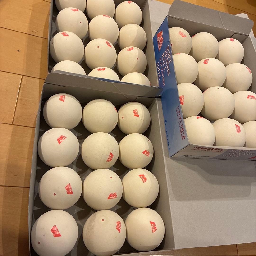 アカエム　36球（3ダース）ソフトテニスボール