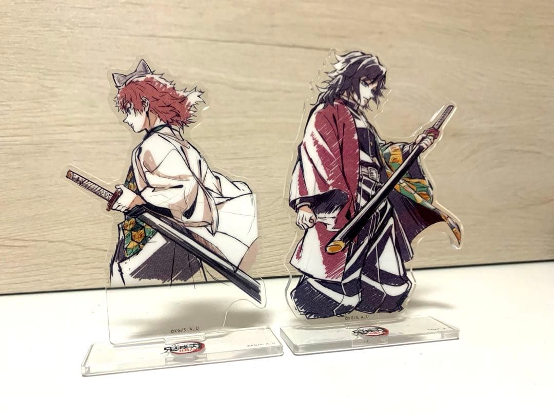 【☆送料無料☆】鬼滅の刃 webshopくじ 冨岡義勇 錆兎 アクリルスタンド