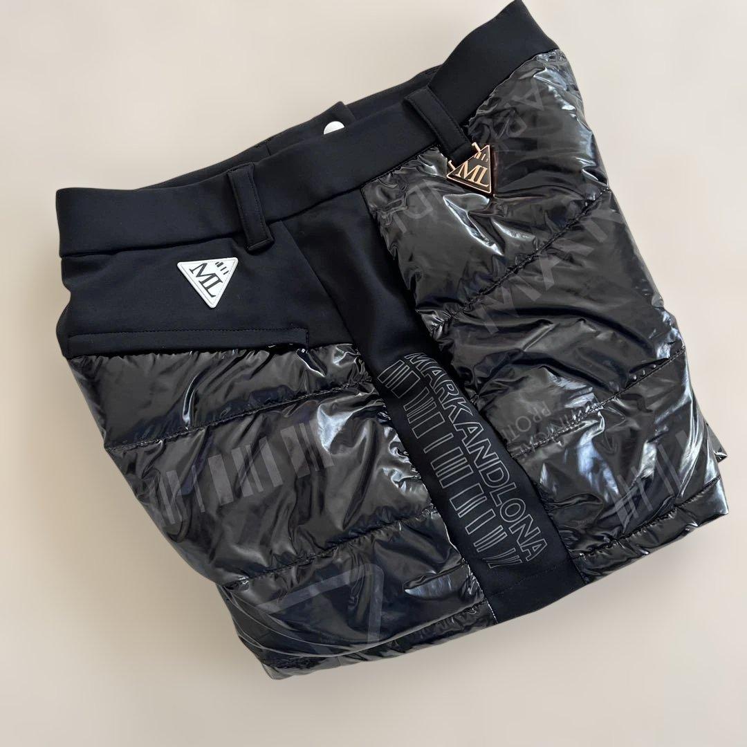 マーク＆ロナ　レディース ダウン短パン　ブラック　M