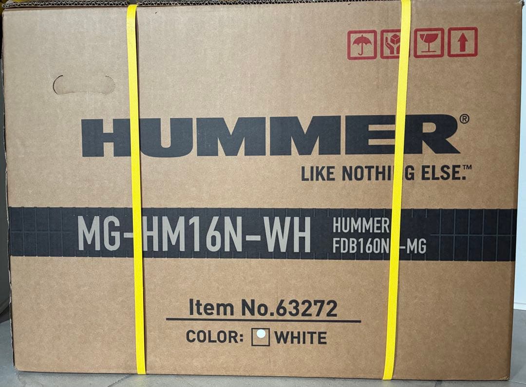 HUMMER 16インチ折りたたみ自転車 MG-HM16N-WH