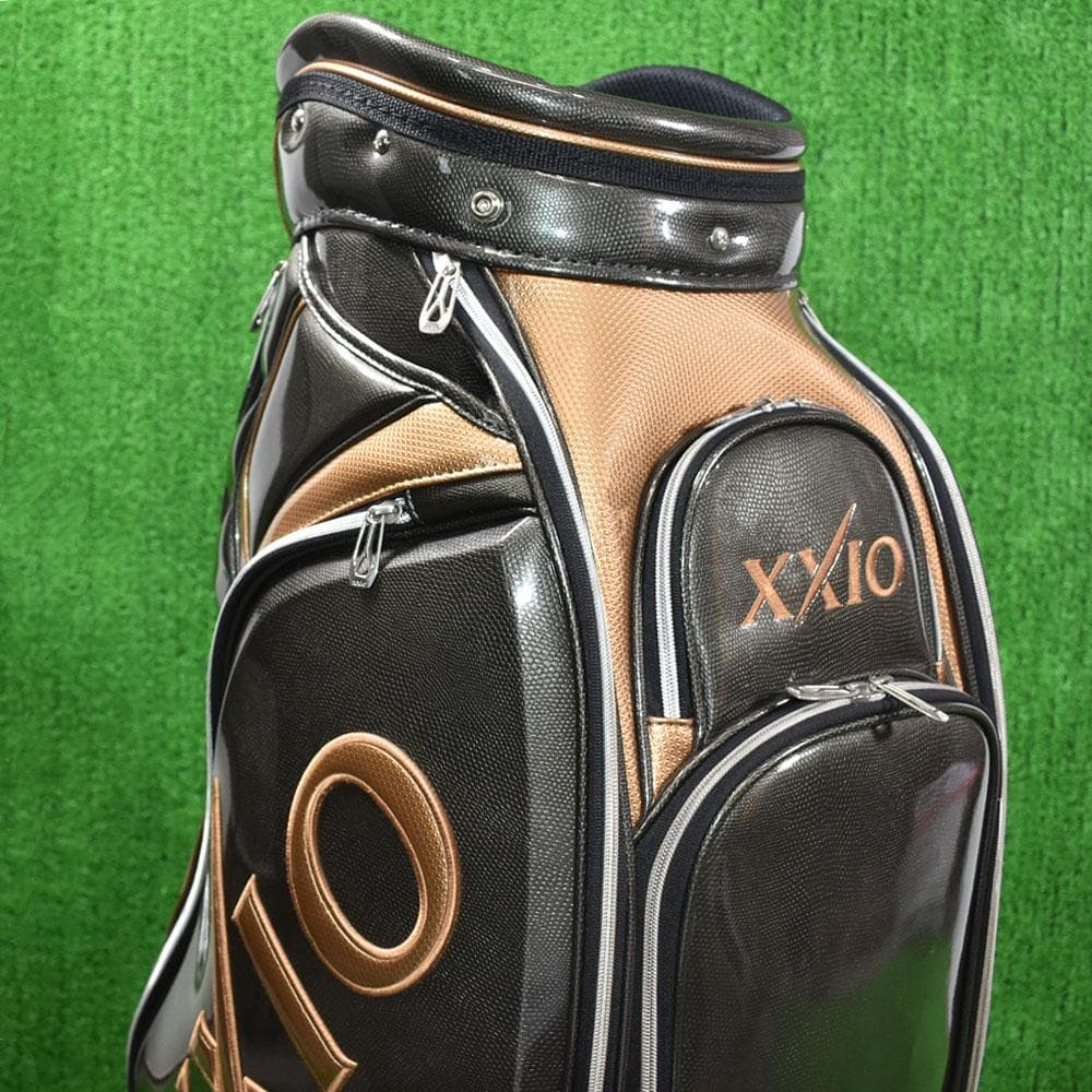 XXIO/ゼクシオ ゴルフ エナメルキャディバッグ９.５型 美品！