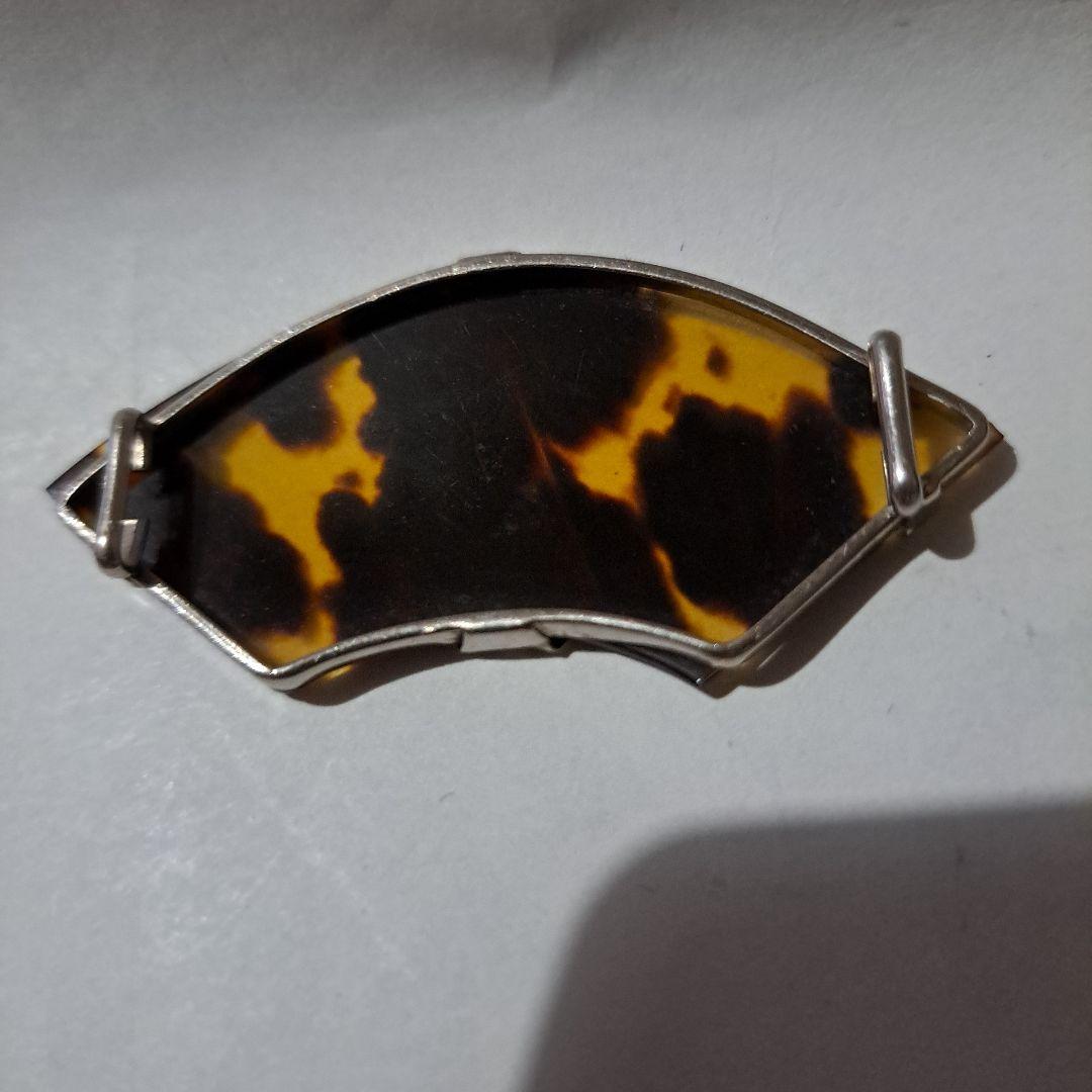 お値下げ中　明治初期　極上　本鼈甲　帯止め　末広型