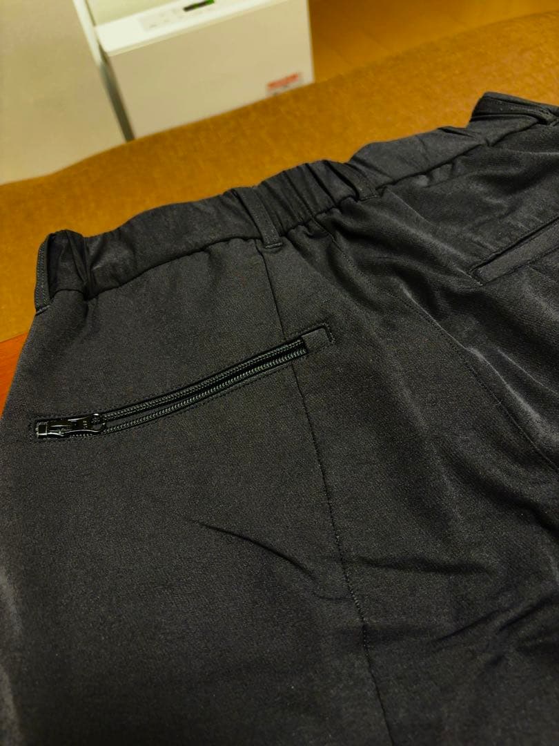 SLDO.(エスルド)リブパンツ 黒　サイズXL