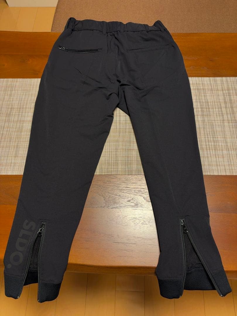 SLDO.(エスルド)リブパンツ 黒　サイズXL