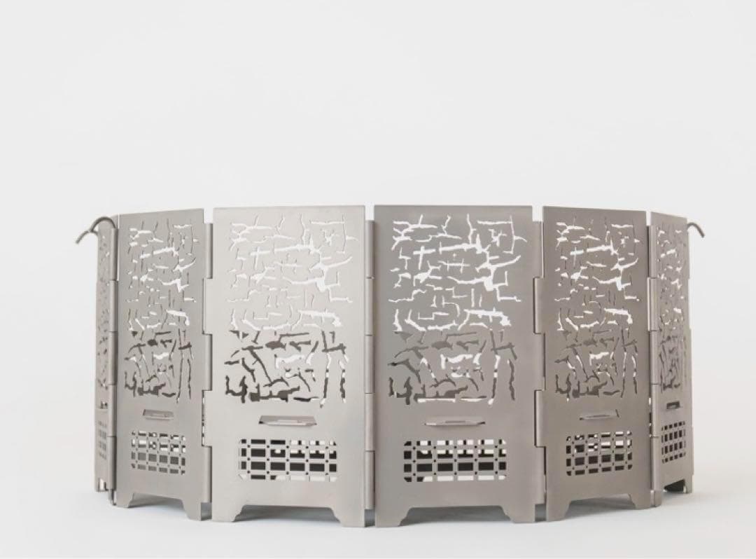 【希少コラボ】ナチュモン×サンゾー工務店 RODAN クラック焚き火台