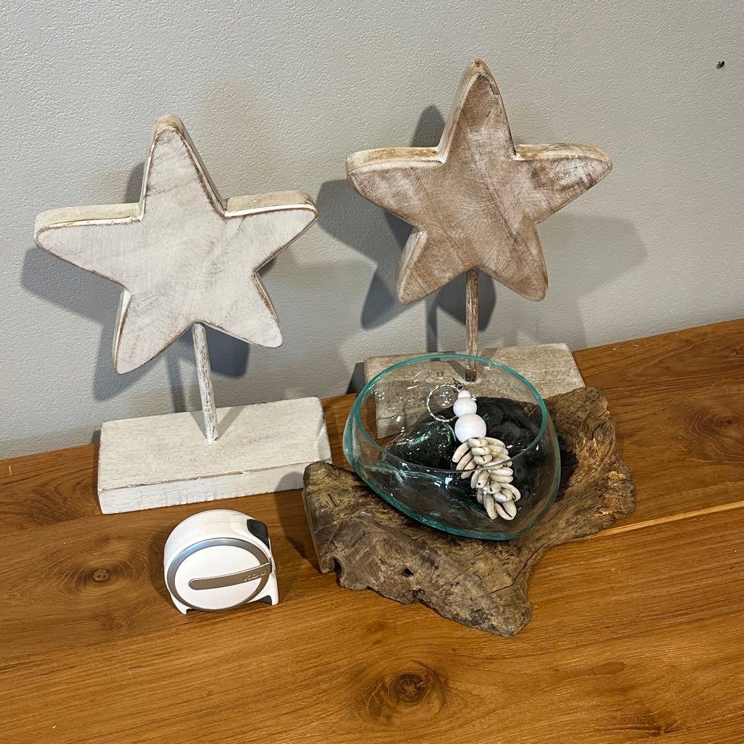 バリ島流木ガラス　w25×d18×h10cm 水槽　アクアリウムメダカ水槽181