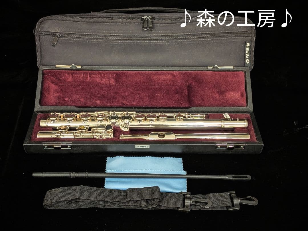 中古フルート専門店‼️部活応援‼️銀メッキ ヤマハフルートYFL211後期Eメカ
