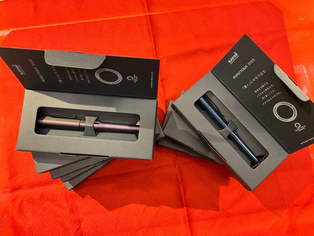 クルトガダイブ　8本おまとめ割り　パープル5本　ブルー3本