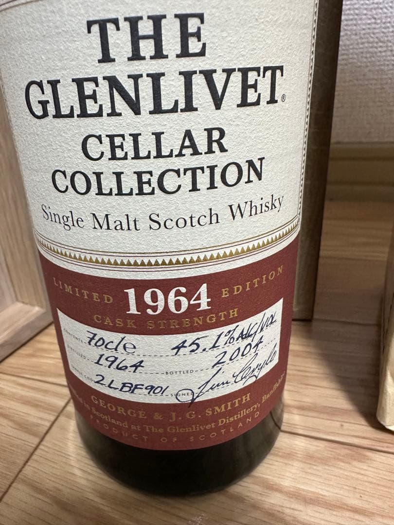 ウイスキー THE GLENLIVET CELLAR COLLECTION 1964
