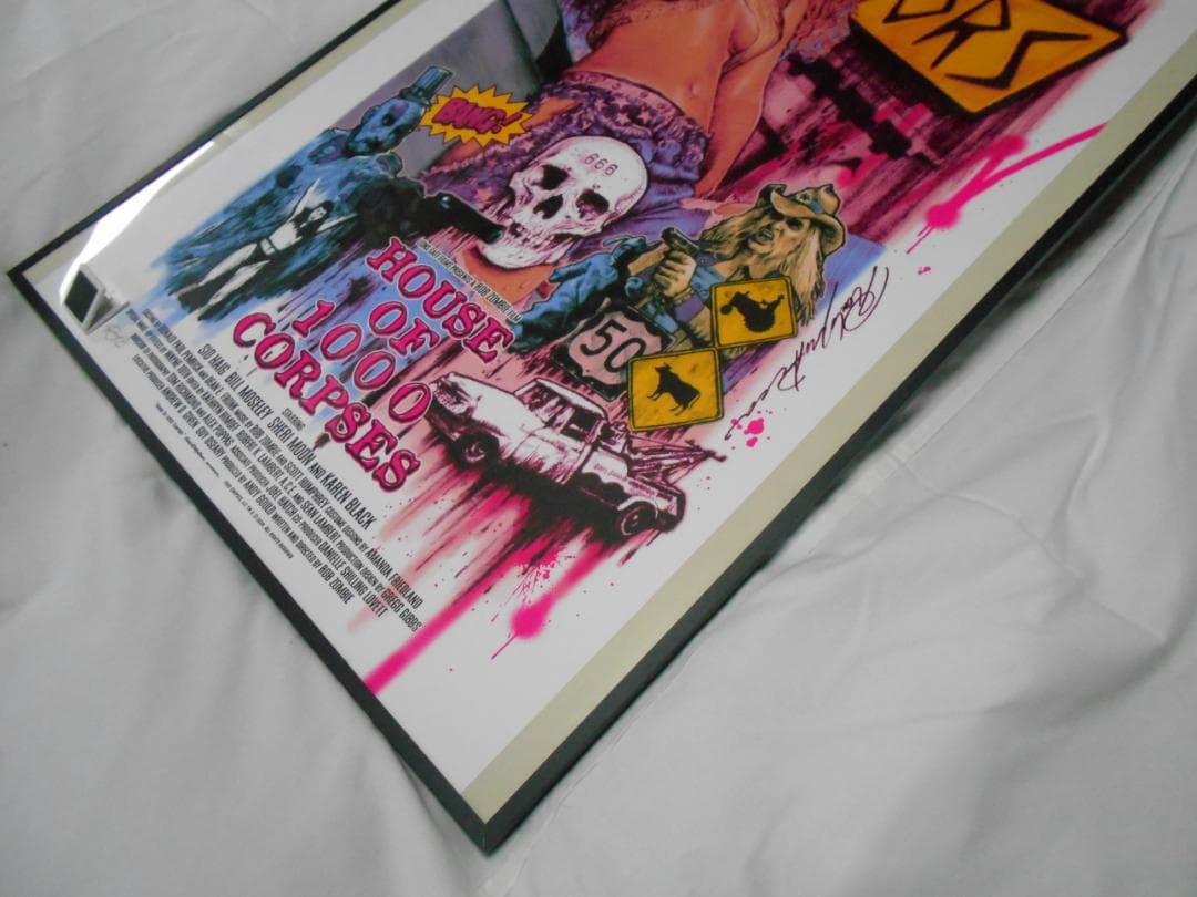 ロッキンジェリービーン シルクスクリーンポスター フレーム付き