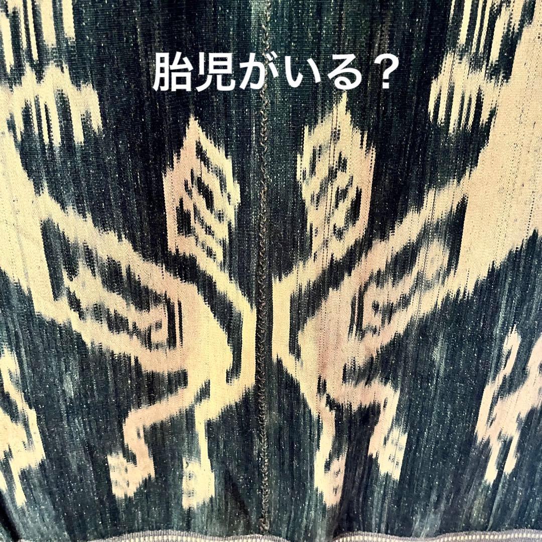 インドネシア／sumba 島のイカット／精霊布／珍しい藍単色織