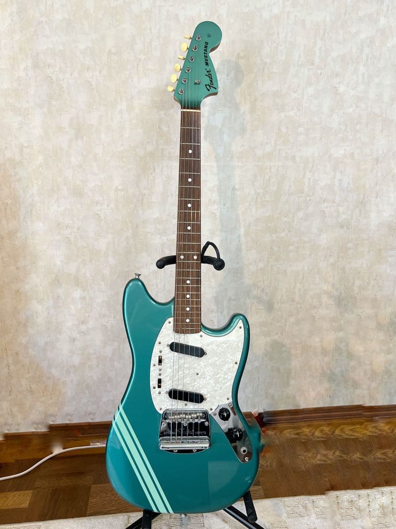 か*ん様 Fender Mustang エレキギター ティール