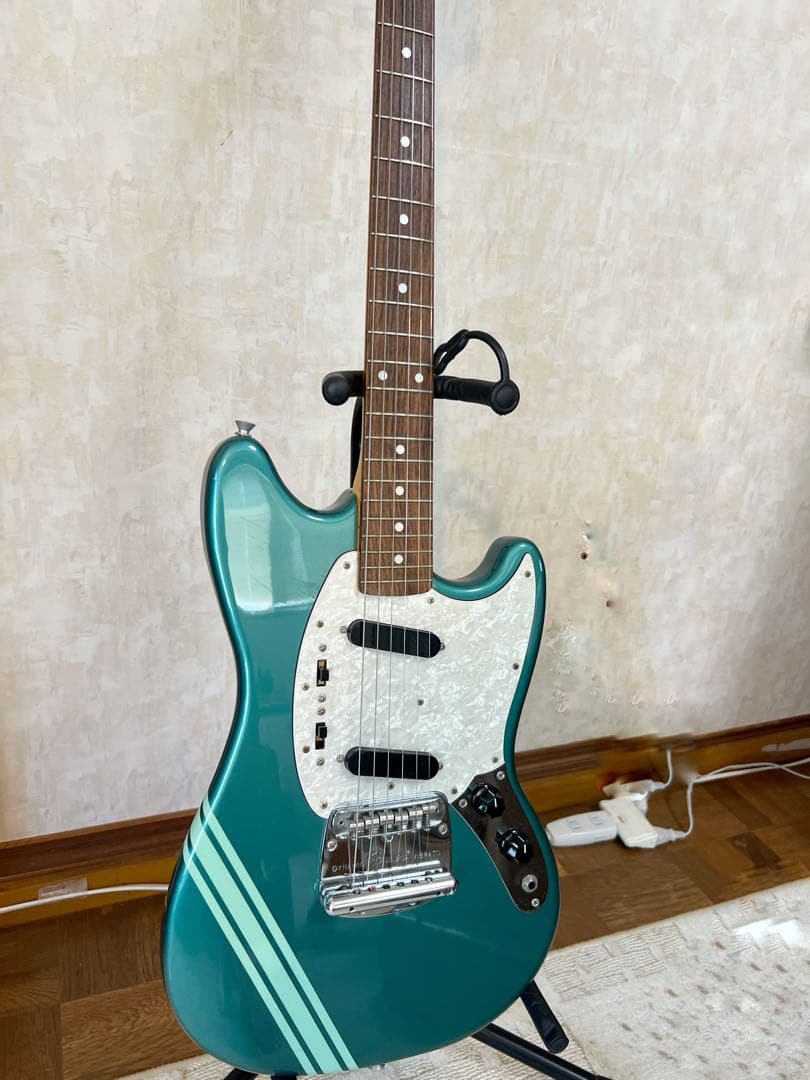 か*ん様 Fender Mustang エレキギター ティール