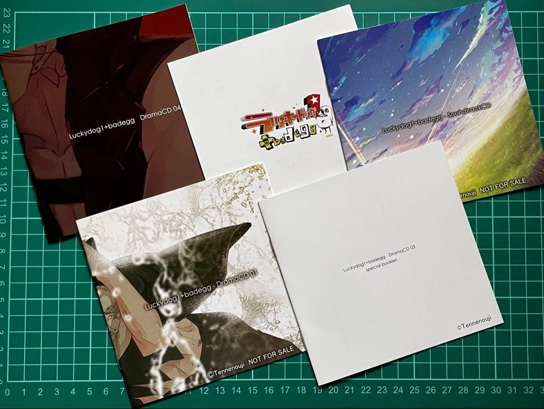 「ラッキードッグ１＋bad egg」各種CDの特典SSブックレット 5種セット