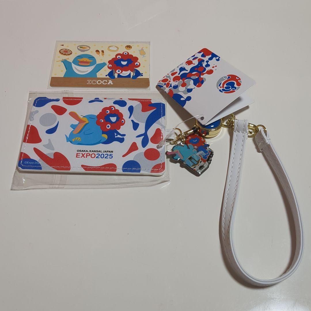 は*ろ様 完売品　万博限定ミャクミャク記念ICOCA + 合皮パスケースセット