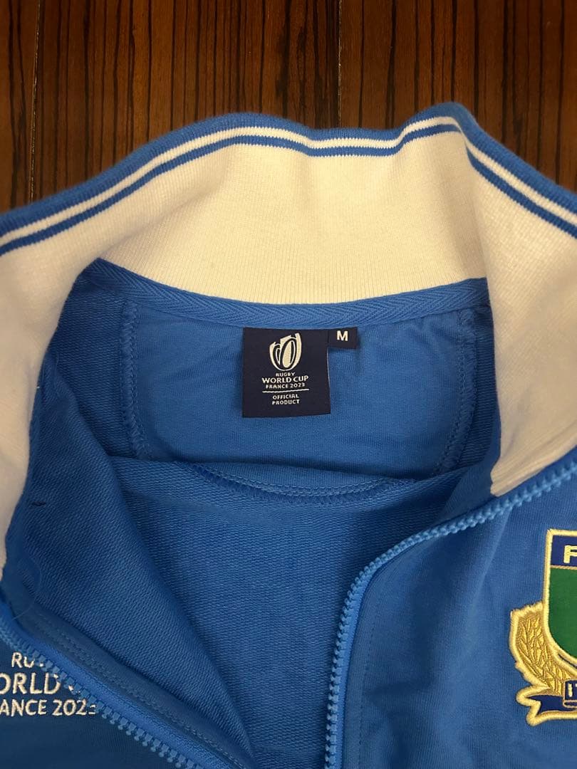 マクロン　ラグビー　イタリア代表23年W杯　フルジップジャケット M