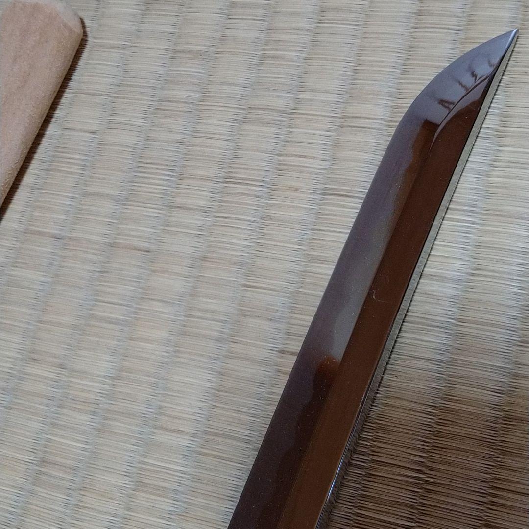 模造刀　日本刀白鞘  鍔無し