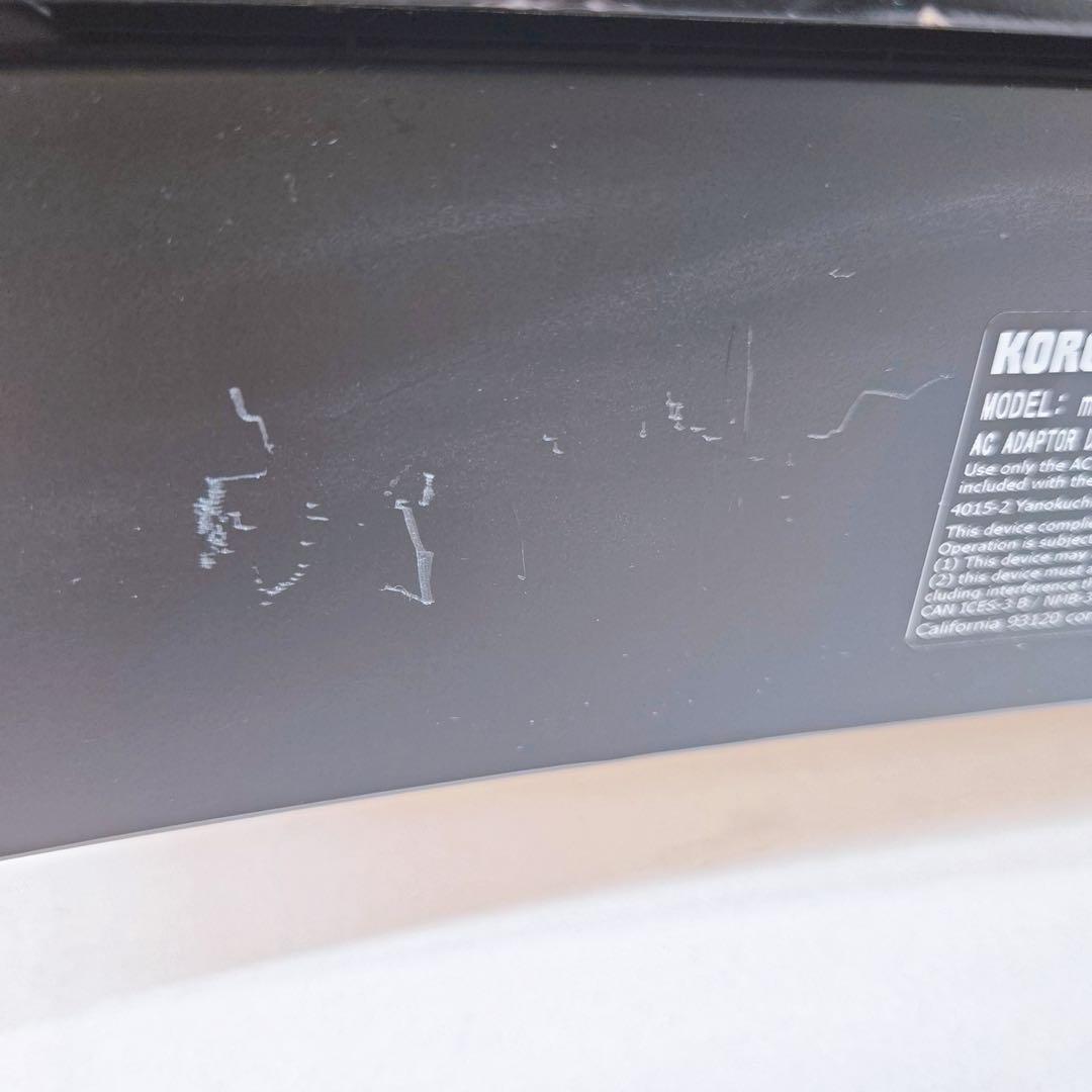 KORG コルグ MICROPIANO マイクロピアノ 黒 電子ピアノ ペダル付