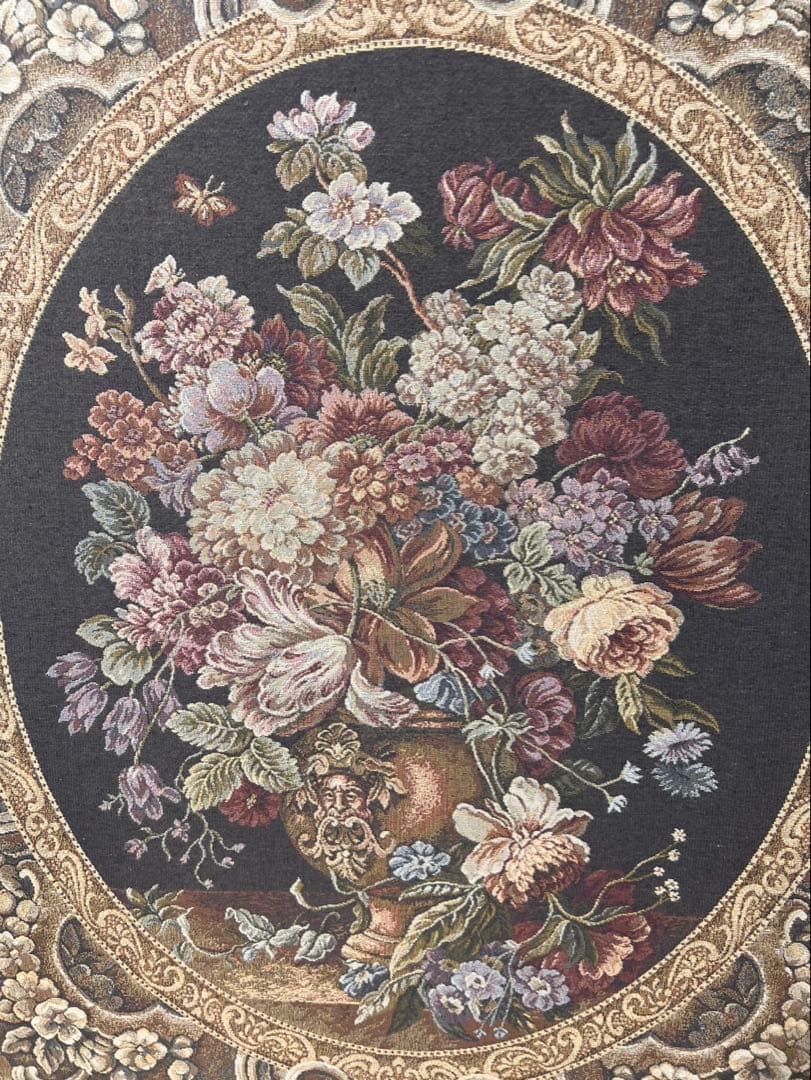 ★イタリア製 Classic Lines ゴブラン織 壁掛け 額 アンティーク