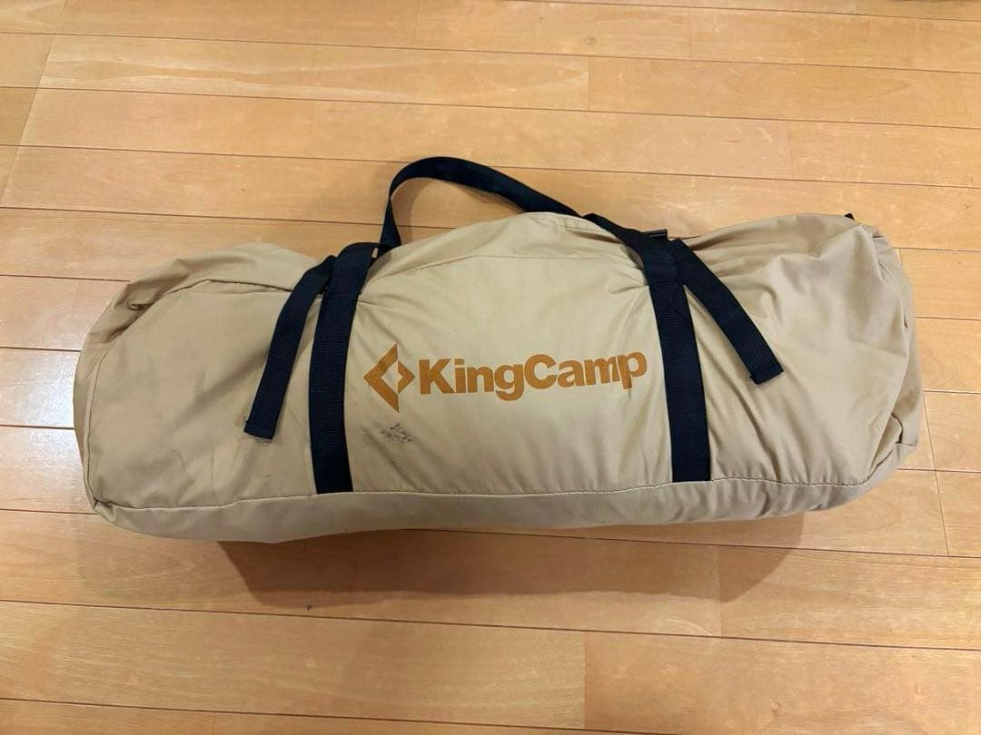KING CAMP ワンポールテント　TC素材