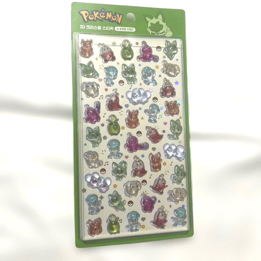 Pokémon　韓国限定　ボンボンドロップシール　全4種