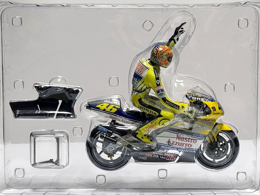 ミニチャンプス 1/12 ホンダ NSR500 ロッシ 2000 フィギュア付