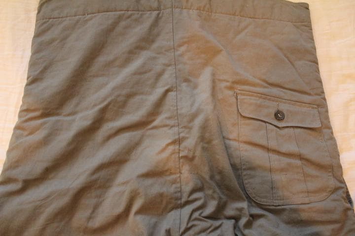 日本軍　日本陸軍　大日本帝国陸軍　軍服　第1種作業衣袴　冬衣　大號　実物