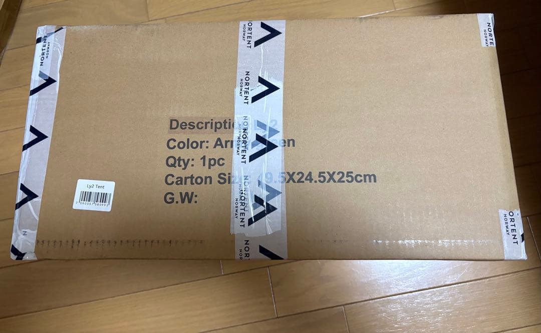 新品NORTENT ノルテント Ly2 テント 山岳テント