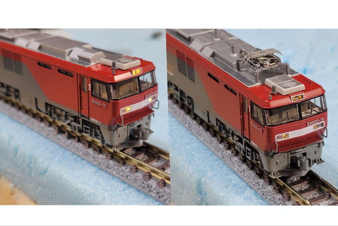 KATO EH500 3次形 新塗装　コキ10両セット