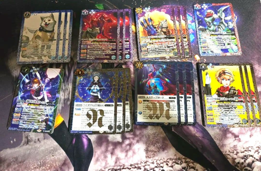 バトルスピリッツ 主人公 デッキ スリーブ付き その他パーツあり