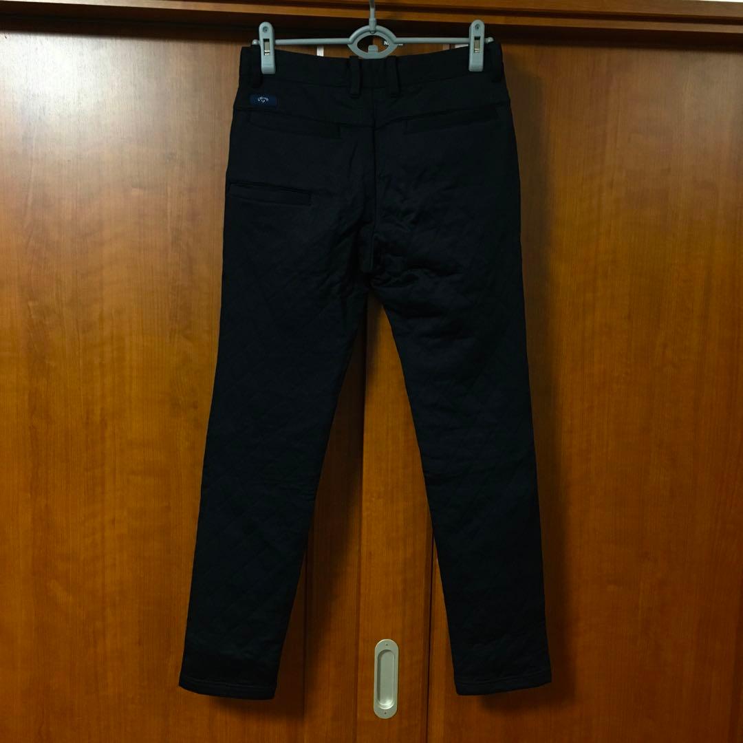 美品　キャロウェイ　ゴルフ　中綿　パンツ　M　黒　callaway GOLF