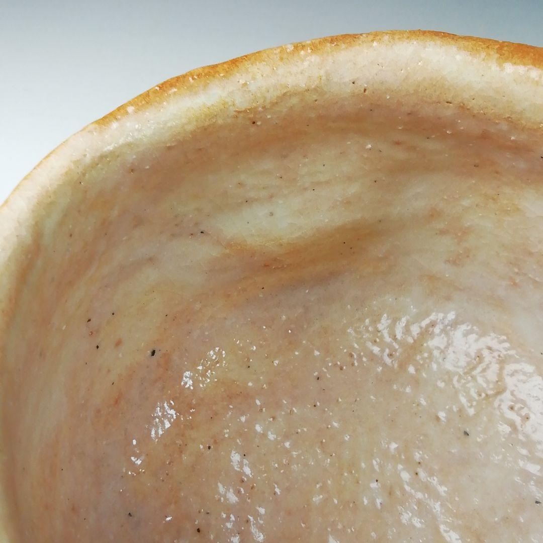 Ｔ２１６　茶碗　『志野茶碗』『弥一郎造』　共箱　抹茶碗　茶道具