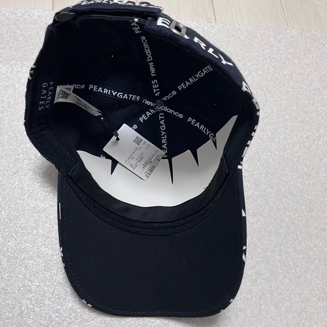 【新品】PEARLY GATES New Balance キャップ ネイビー