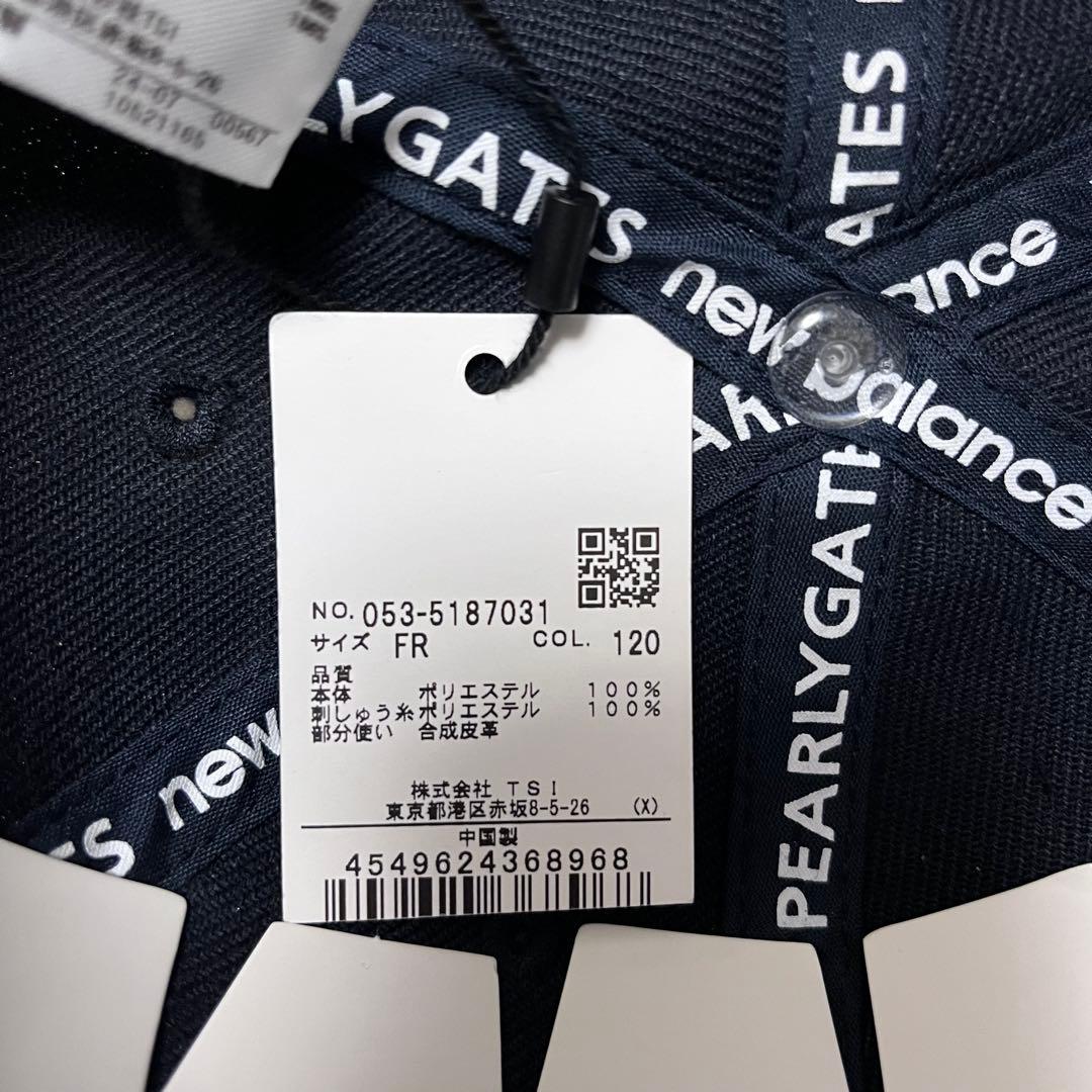 【新品】PEARLY GATES New Balance キャップ ネイビー