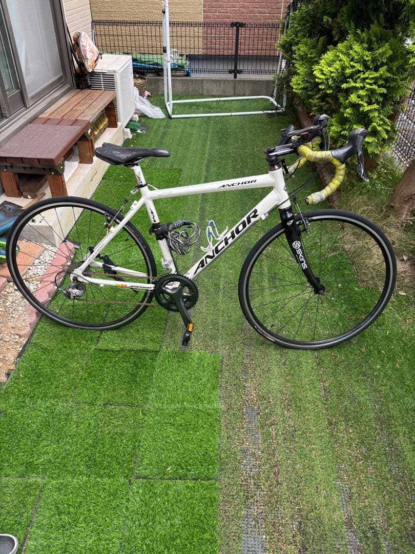 ANCHOR ホワイト ロードバイク