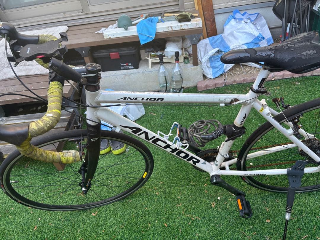 ANCHOR ホワイト ロードバイク
