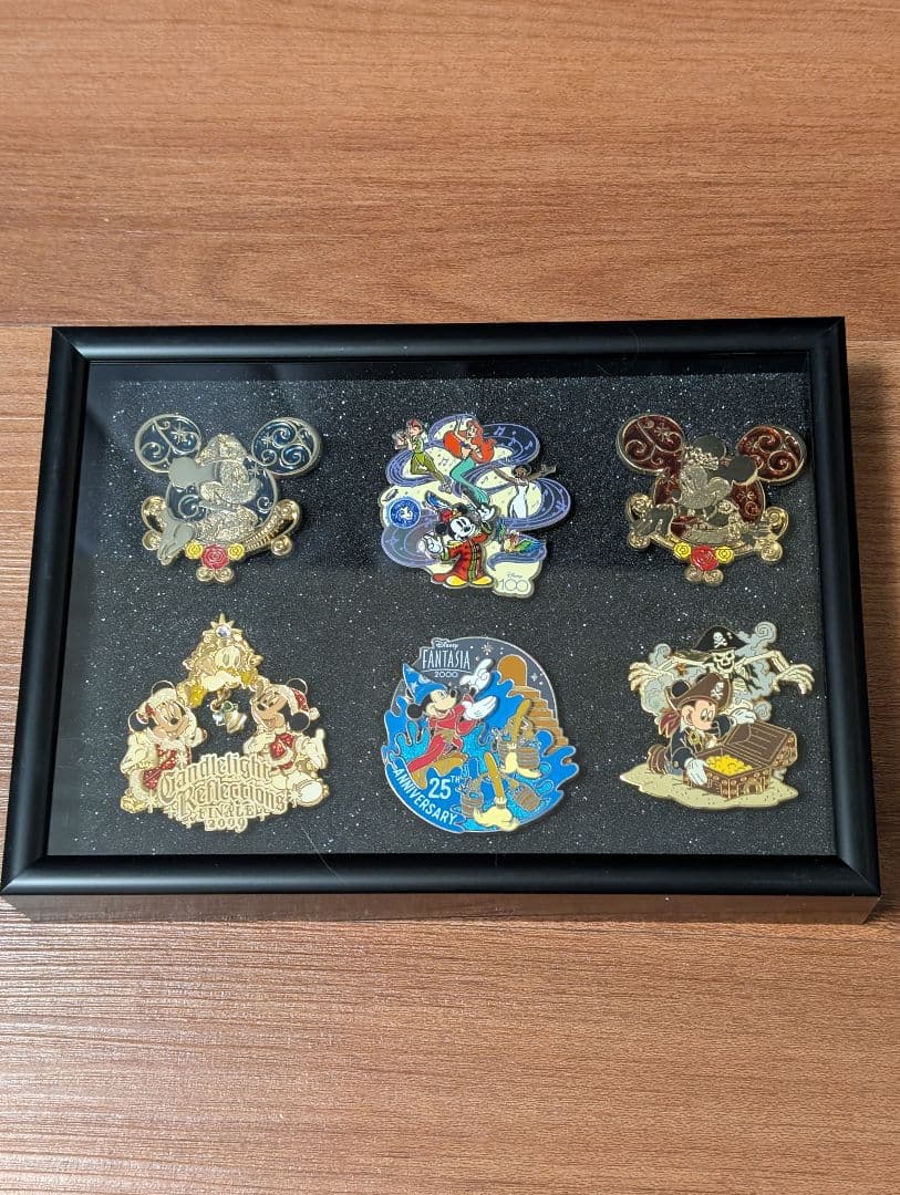 ディズニーピンバッジ6個セット