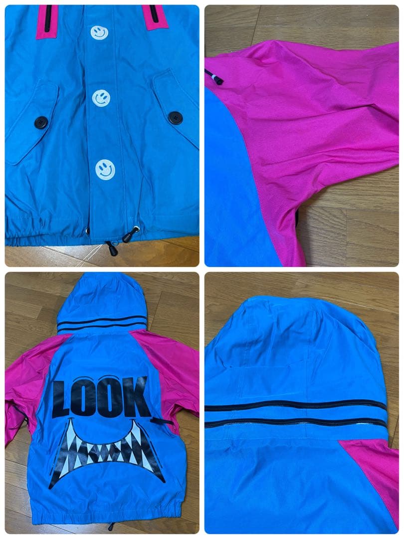 ※裾キズあり ATMYS アトマイズ LOOK スノーボードウェア