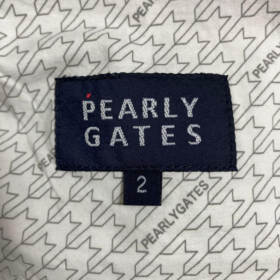 パーリーゲイツ　ネイビー　千鳥格子