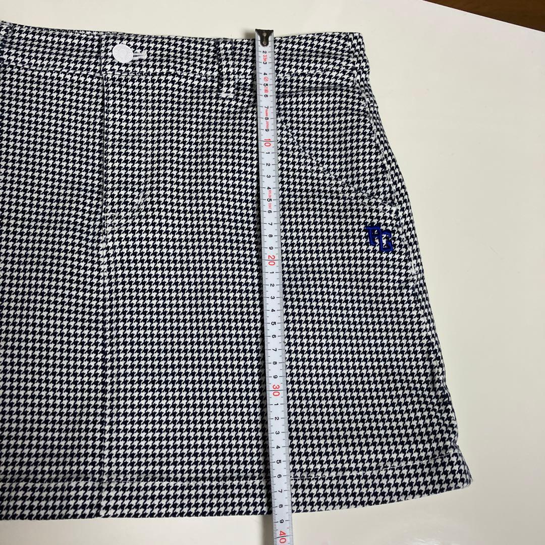 パーリーゲイツ　ネイビー　千鳥格子