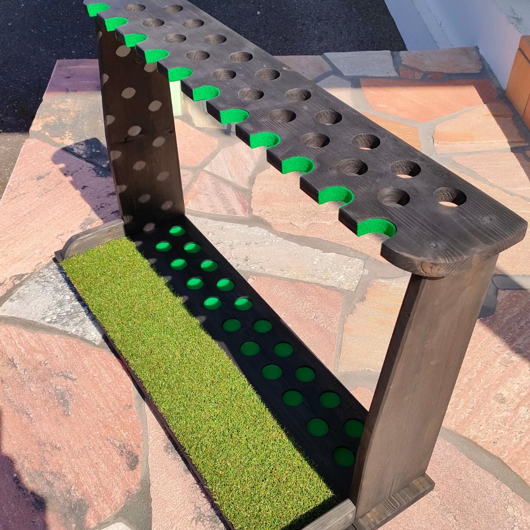 【8さん専用】ゴルフクラブスタンド21本＋11本【組立て完成品】塗装＆フェルト付