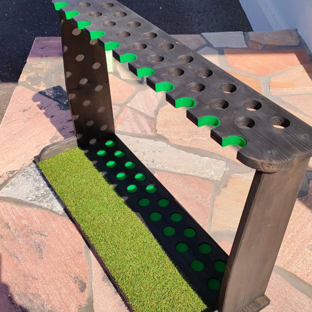 【8さん専用】ゴルフクラブスタンド21本＋11本【組立て完成品】塗装＆フェルト付