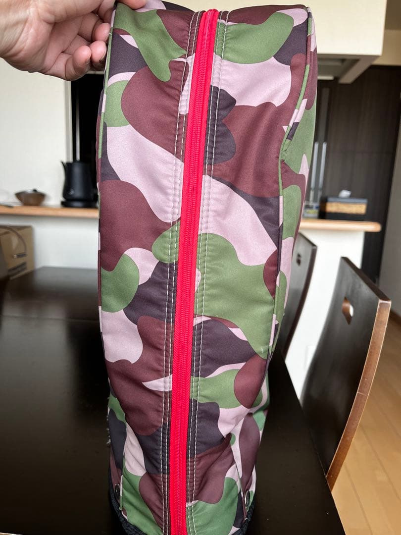 良品PUMA プーマ キャディバッグ 人気の迷彩 カモフラ柄 ゴルフバック　軽量