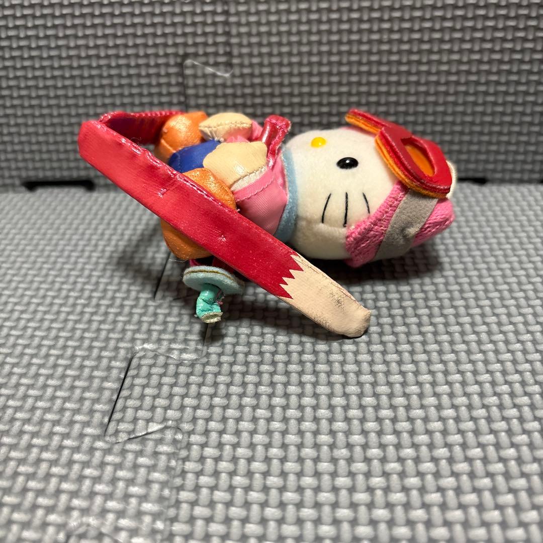 【激レア】冬季限定スキーキティマスコット、ぬいぐるみ、キーホルダー