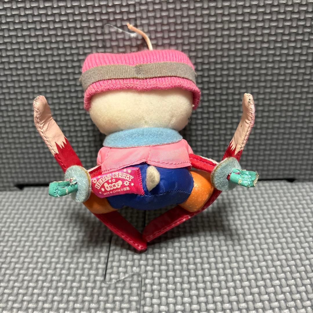 【激レア】冬季限定スキーキティマスコット、ぬいぐるみ、キーホルダー