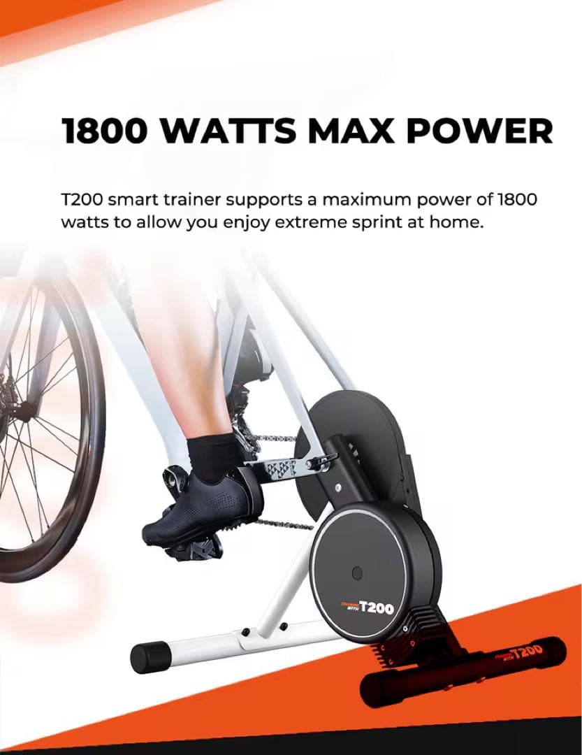 Magene コネクテッドトレーナー t200 折りたたみ式　ロードバイク